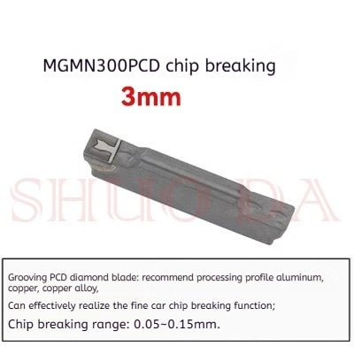 1034-Korea imported diamond cut-off groove blade diamond blade MGMN/MRMN200 300 PCD gemstone cutter grain Shandong Denso Pricision Tools Co.,Ltd.